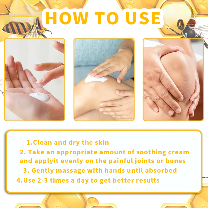 💎💎 Aeehfeng™ Bee Venom Joint Therapy Pain Relief Gel ( Špecializuje sa na ortopedické ochorenia a bolesti pri artritíde)