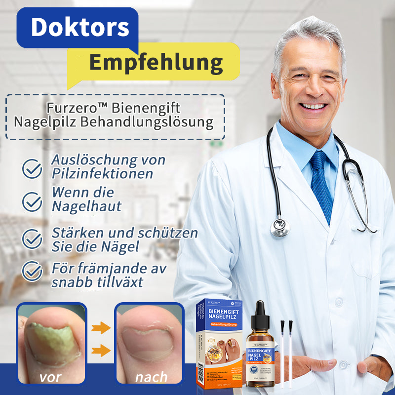 Furzero™ Bienengift Nagelpilz Behandlungslösung:Das Nagelpilzproblem vollständig lösen🌟