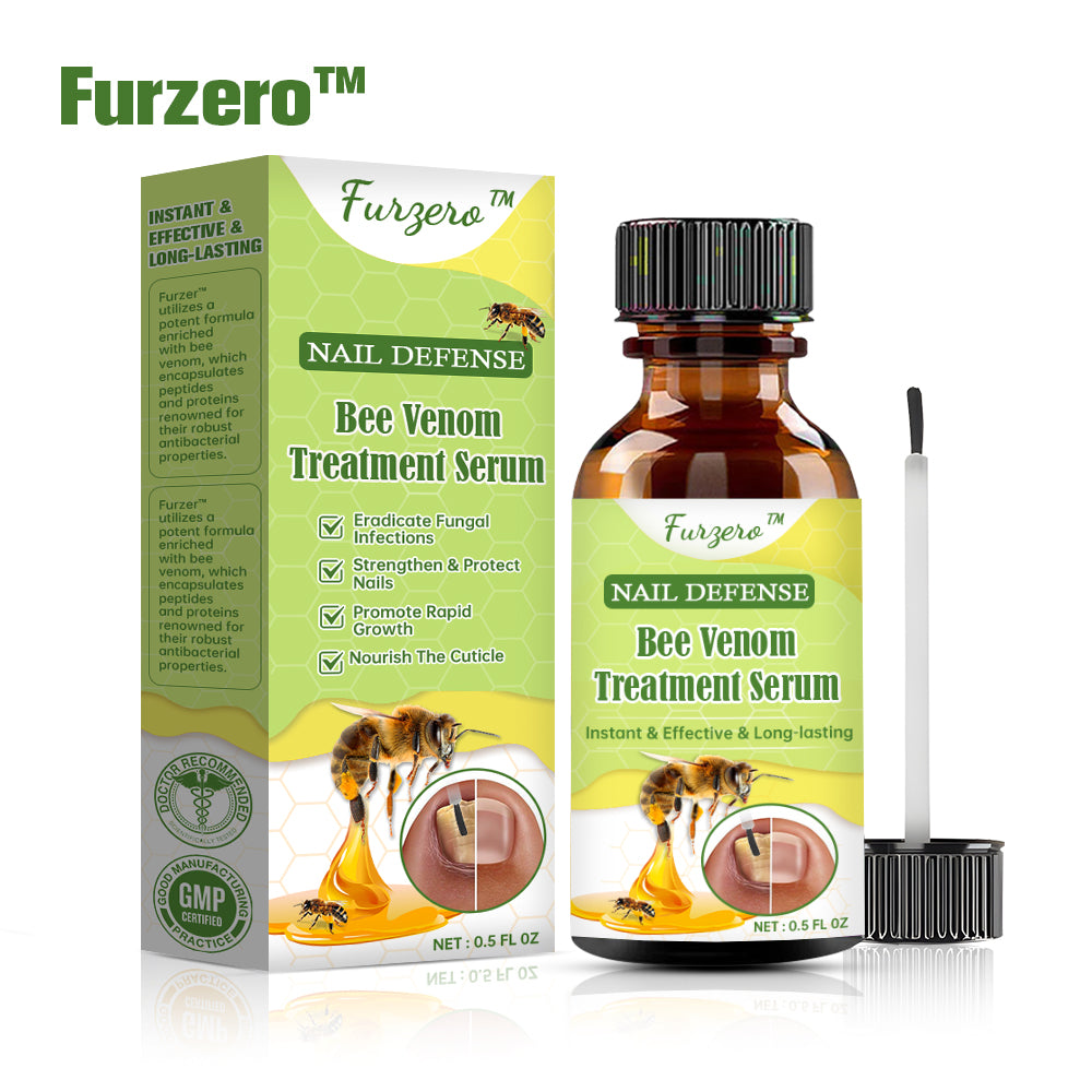 👩⚕️Furzero™ Ošetrujúce sérum proti problémom s nechtami s včelím jedom (Na všetky druhy ochorení nechtov✅Pre zdravší rast nechtov)