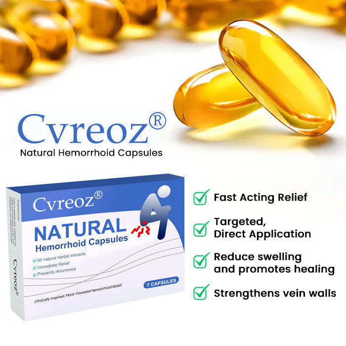 🔥Horúci predaj - 50% VYPNUTÉ🔥Cvreoz® Prírodné hemoroidálne kapsule