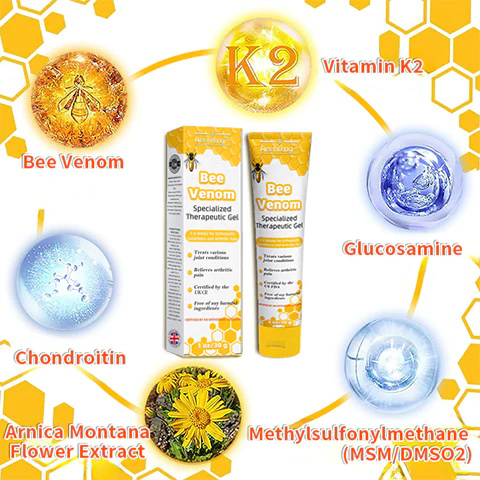 💎💎 Aeehfeng™ Bee Venom Joint Therapy Pain Relief Gel ( Špecializuje sa na ortopedické ochorenia a bolesti pri artritíde)
