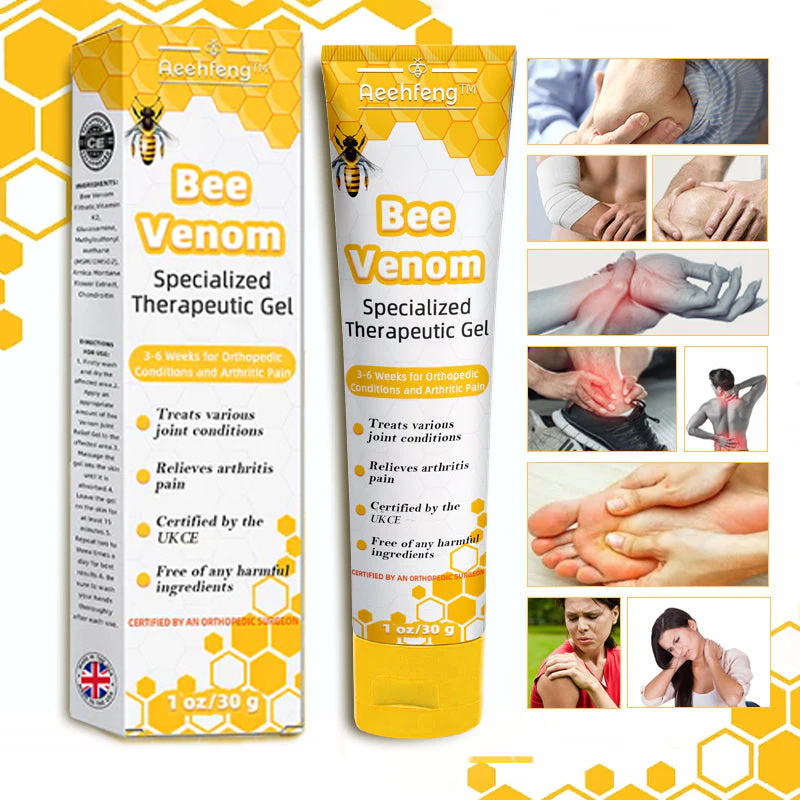 💎💎 Aeehfeng™ Bee Venom Joint Therapy Pain Relief Gel ( Špecializuje sa na ortopedické ochorenia a bolesti pri artritíde)