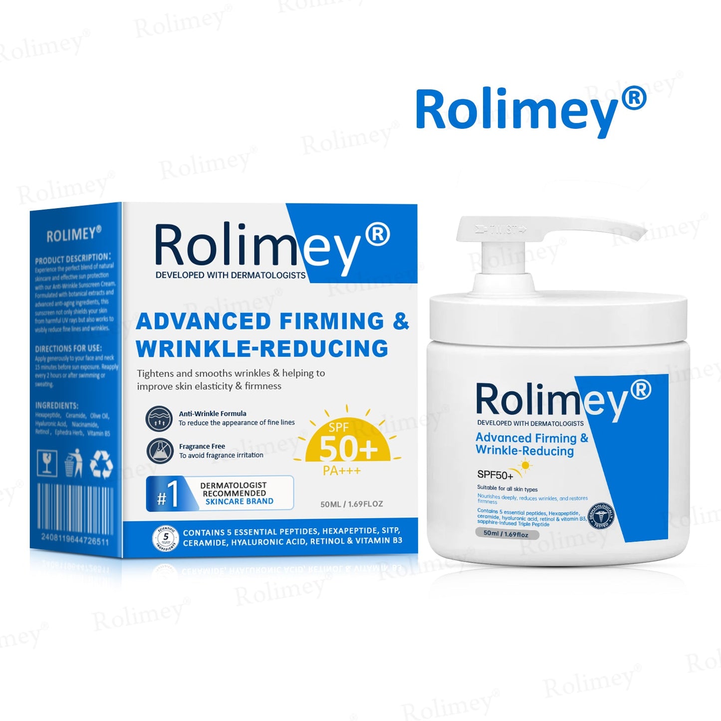 ✨✨💧(Vyrobené a odoslané z Austrálie)✨Rolimey® Pokročilý spevňujúci a protivráskový krém (s SPF 50+)✨POSLEDNÝ DEŇ ZĽAVA 60%