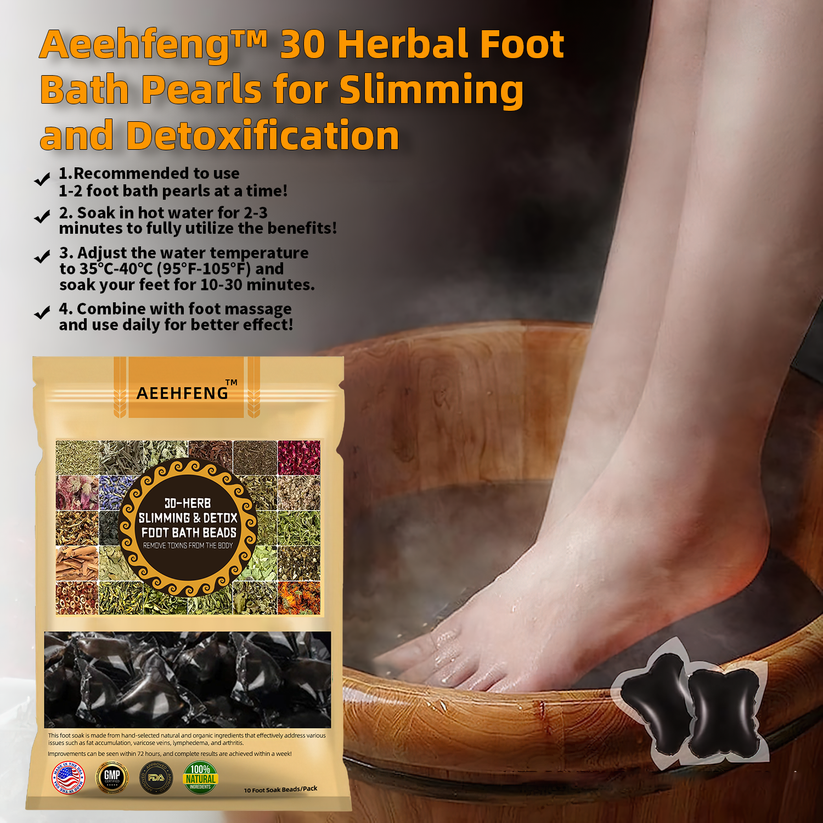 Aeehfeng™ 30-Herb Slimming & Detox Foot - (👩‍⚕️AVLS Certifikácia)