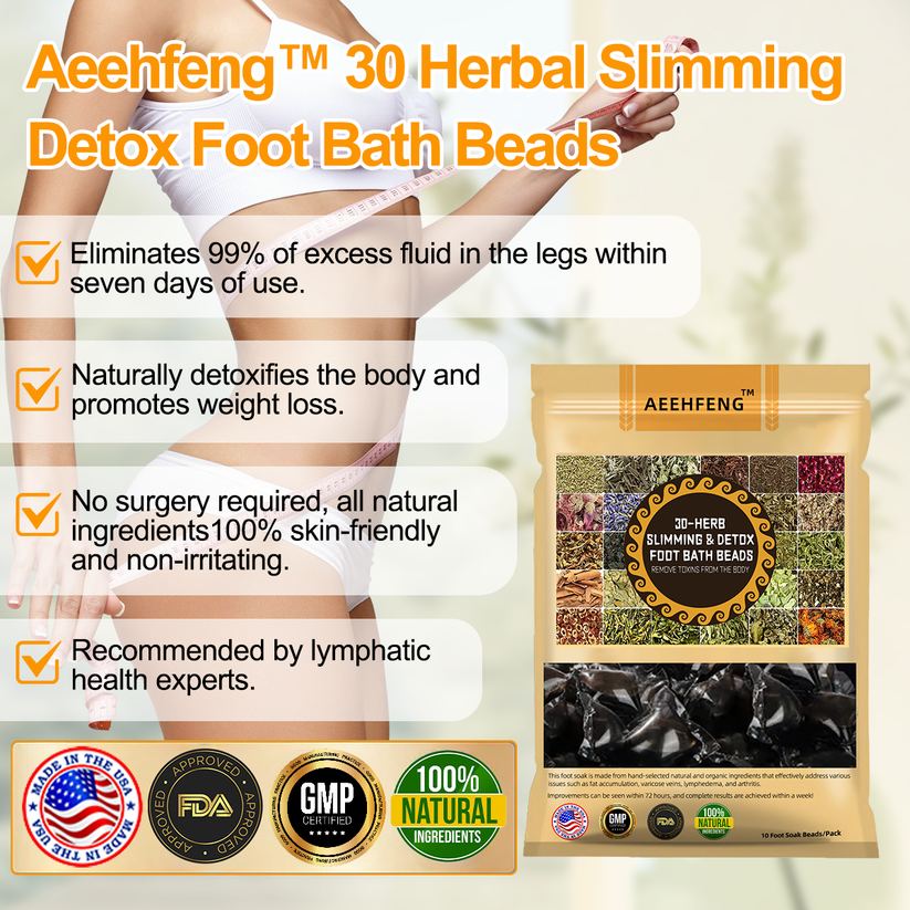 Aeehfeng™ 30-Herb Slimming & Detox Foot - (👩‍⚕️AVLS Certifikácia)