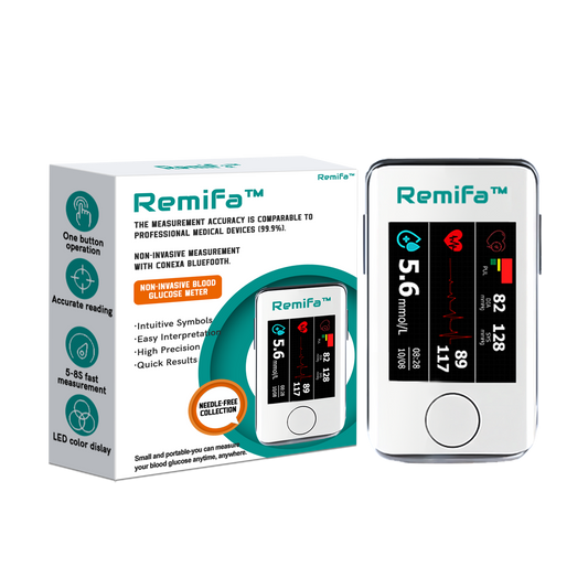 🩸【OFFICIAL STORE】Remifa™ Precision Glucose Monitoring Premium 👨‍⚕️Non-invazívne lekárske zariadenie + exkluzívny darček [99,9% presnosť]